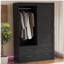 Armoire de rangement haute avec garde-robe de chambre à coucher-48508927