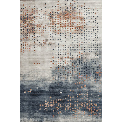 Premium Machine Washable Mouton Geometric Rug