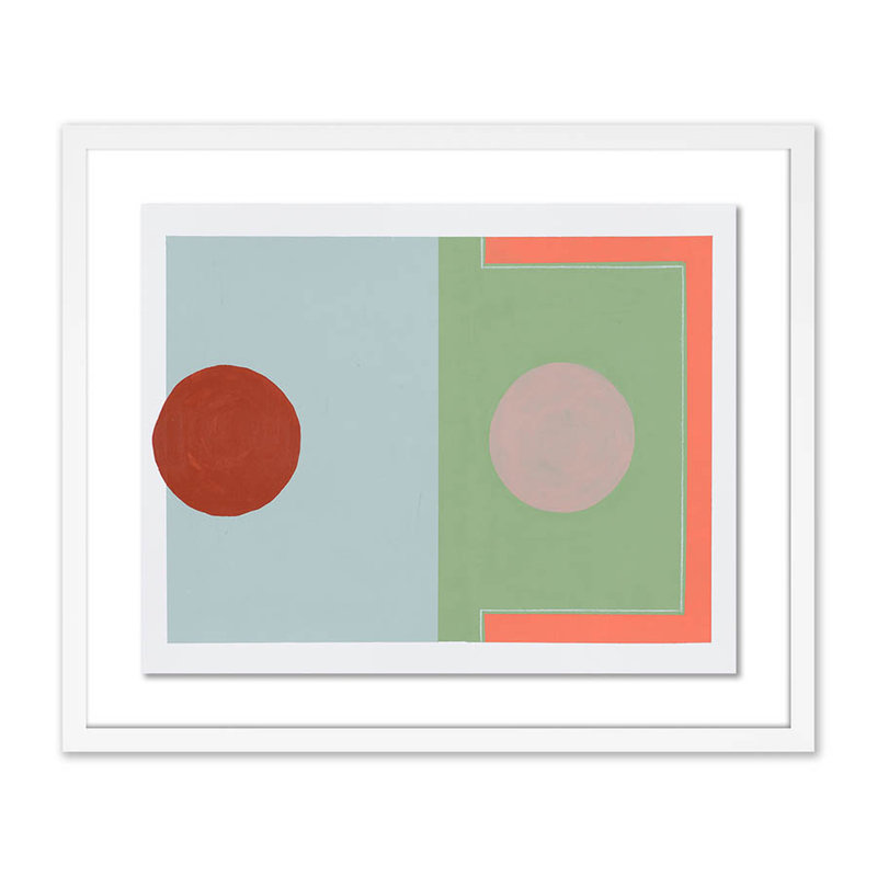 Parquet Courts 1 Print by Kimmy Quillin, White, 20" H x 24" W x 1.5" D