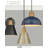 Commodore 1 - Light Gold Cone Pendant-951356897