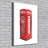 Telephone Booth - Wrapped Canvas Print
