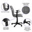 Chaise de bureau pivotante en vinyle Bonavant-100667725-100667724