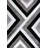 Hajredin Collection Black/Grey Abstract Angle Area Rug, 8' X 10'-215485926