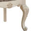 Assise artistique en or rose et blanc perle (de 2) - Chaises d'appoint sophistiquées de luxe pour salle à manger (2)