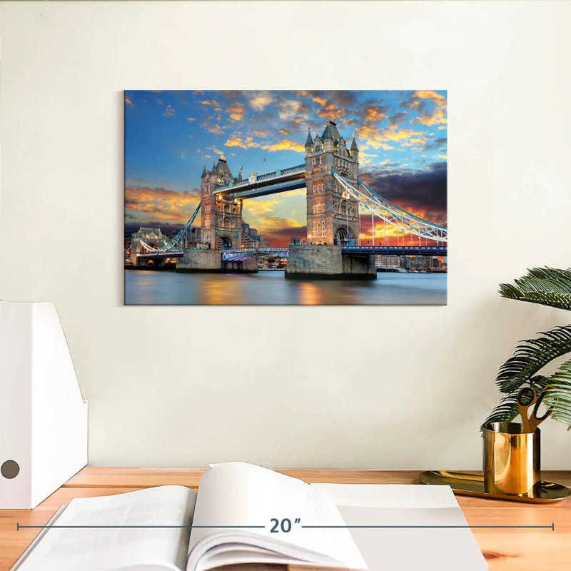 Hannes Tower Bridge de Londres, H 8 po x l 12 po