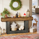 63" Wood Narrow Console Table for Entryway, Foyer, Entrance