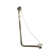 Traditional Bath Chain and Plug Tub Drain with Overflow