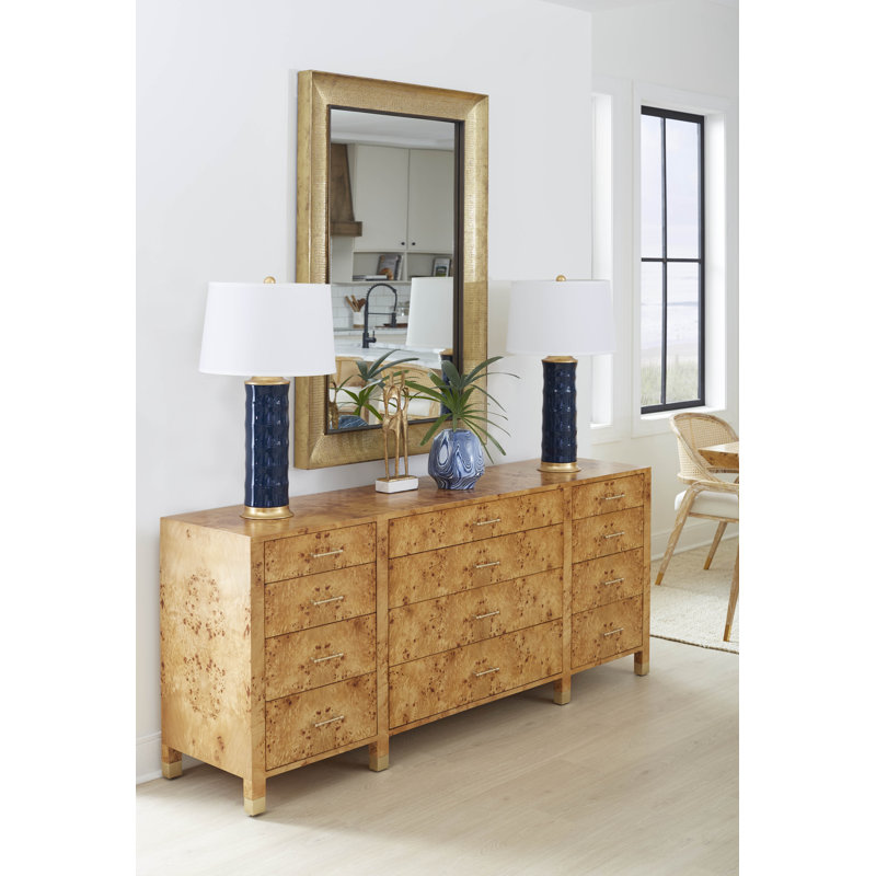 Saigon Table Lamp, Navy Blue/Gold