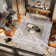 Tapis beige / gris