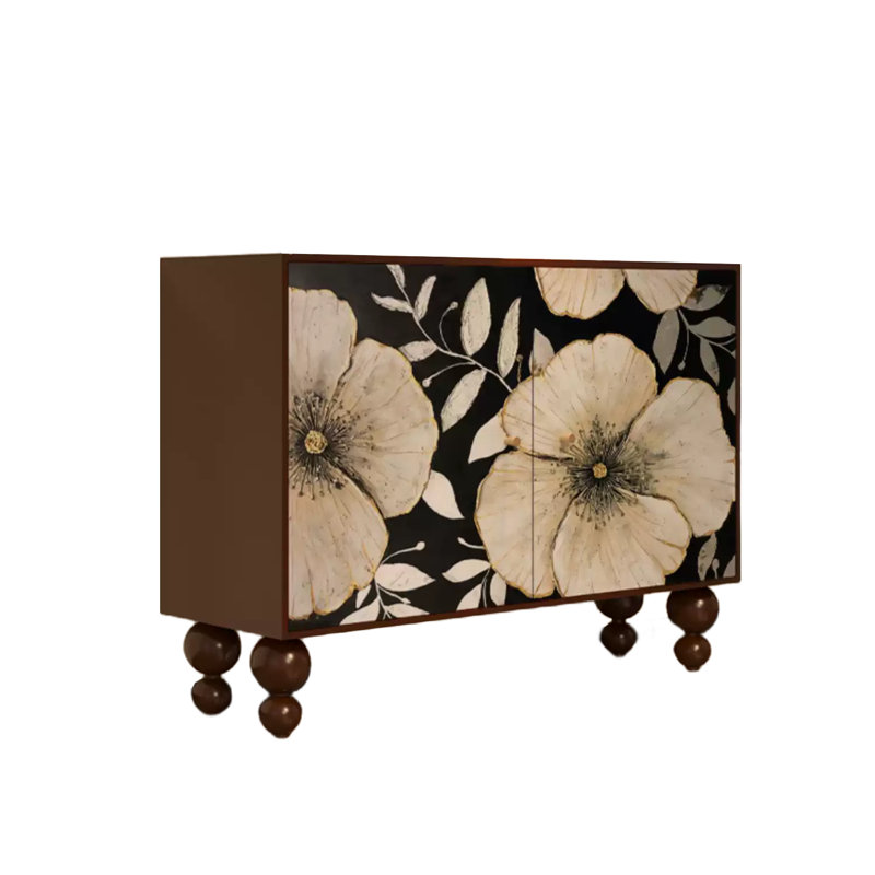 Entrance Cabinet Side Cabinet Accent Cabinet, Walnut