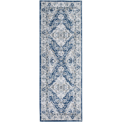 Tapis oriental bleu marine Loar
