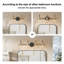 Luminaire de meuble-lavabo avec abat-jour transparent-1233295994-1233295996