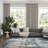 Longino Abstract Blue/Cream Indoor Area Rug for Living Room, Dining Room, Bedroom-1739944957