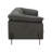 Black Top Grain Leather Sofa