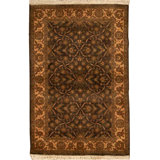 Indo Hand Woven Wool Oriental Area Rug