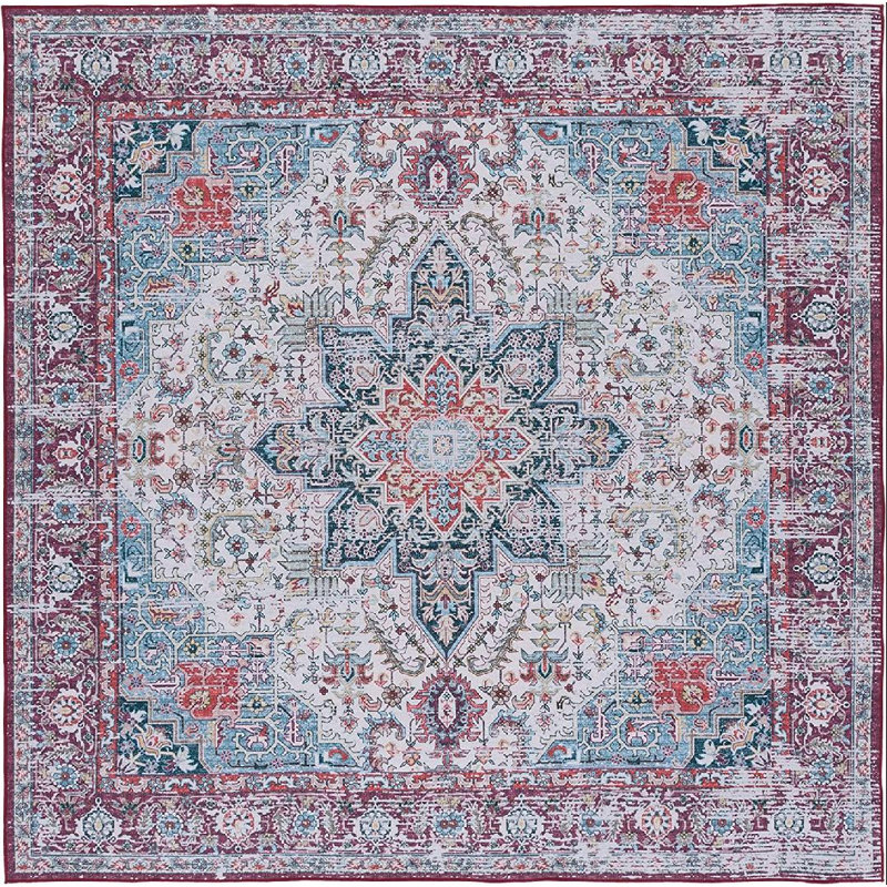 Tucson Performance Machine Washable Oriental Rug, Square 6'