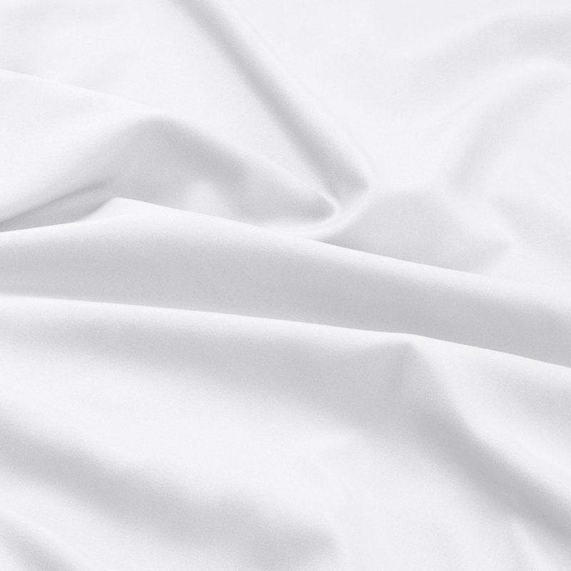 Luxury 4-Piece Microfiber Duvet Cover Complete Set, Single Duvet Cover + 2 Additional Pieces, White