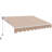 Gymax 96'' W x 5'' D Fabric Cover Retractable Freestanding Awning-71106121-71106122