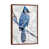Classic Brown Wood Floater Framed