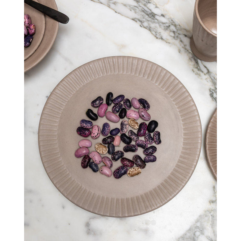 Assiette plate Earth Lines - ensemble de 4, Terre
