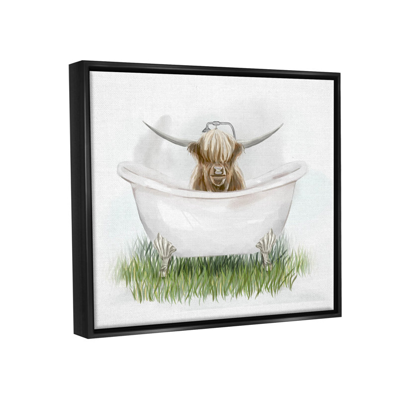 Art de giclée encadrée par Ziwei Li, Cadre flottant noir, H 25 po x l 31 po x P 1,7 po