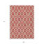 Tapis intérieur / extérieur géométrique lavable 9 pi x 12 pi rouge et ivoire