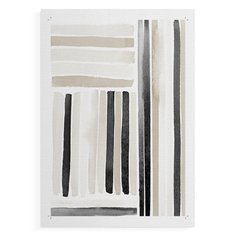 Neutral Lines I - Impression sur toile seulement - NON CADRE, H 18 po x l 12 po