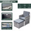Alfonce 8 - Person Patio Dining Set Umbrella Hole Included Square Table with Cushions Included