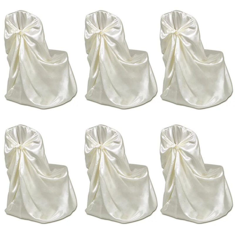 Housse de chaise de mariage, Crème