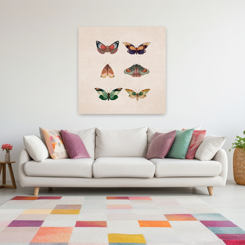 Art mural, papillon, papillon, papillon, H 48 po x l 48 po