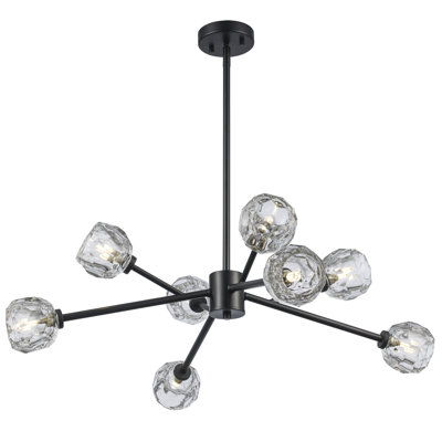 Lustre sphérique Spoutnik à 8 lumières Quaseem