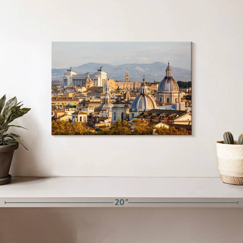 Sirci, Rome, coucher de soleil, horizon, H 8 po x l 12 po