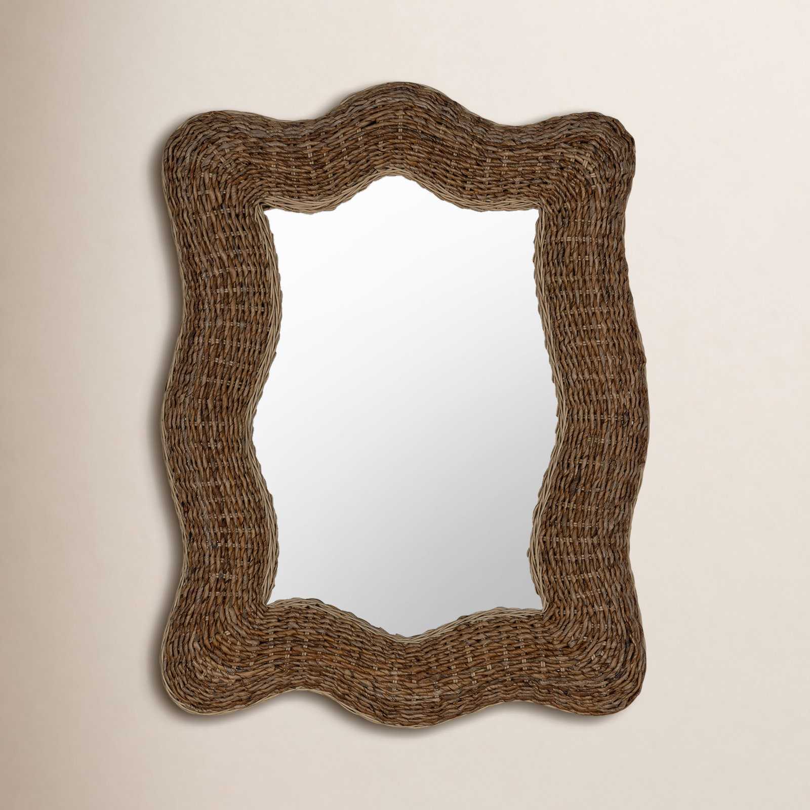Incy Banana Leaf Wavy Mirror
