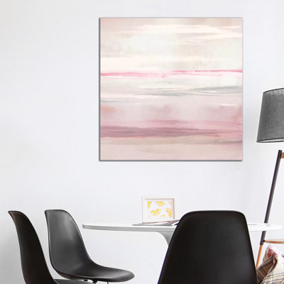 Blush Perspective I 1 Piece Wrapped Canvas Painting
