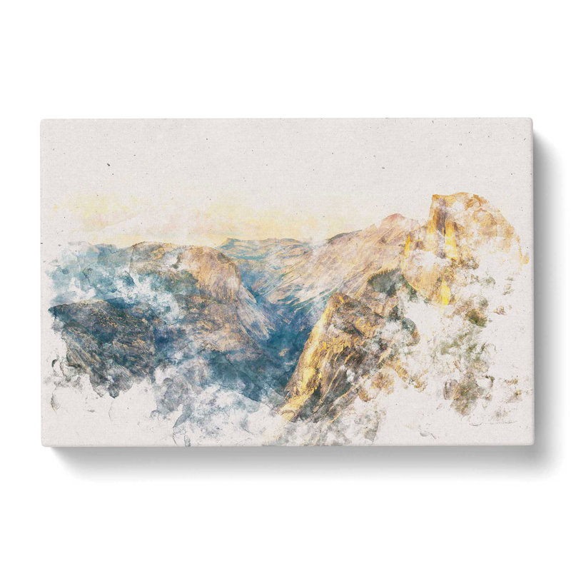 View Of Yosemite National Park - Wrapped Canvas Print, 35cm H x 50cm W x 3cm D