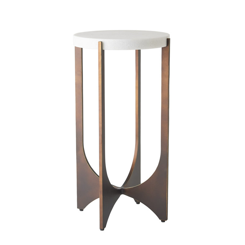 Tempest Marble Top End Table