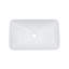 Lavabo vasque rectangulaire en céramique-117205344