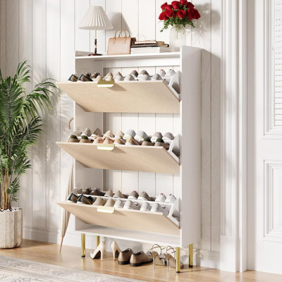 20 Pair Shoe Storage Cabinet