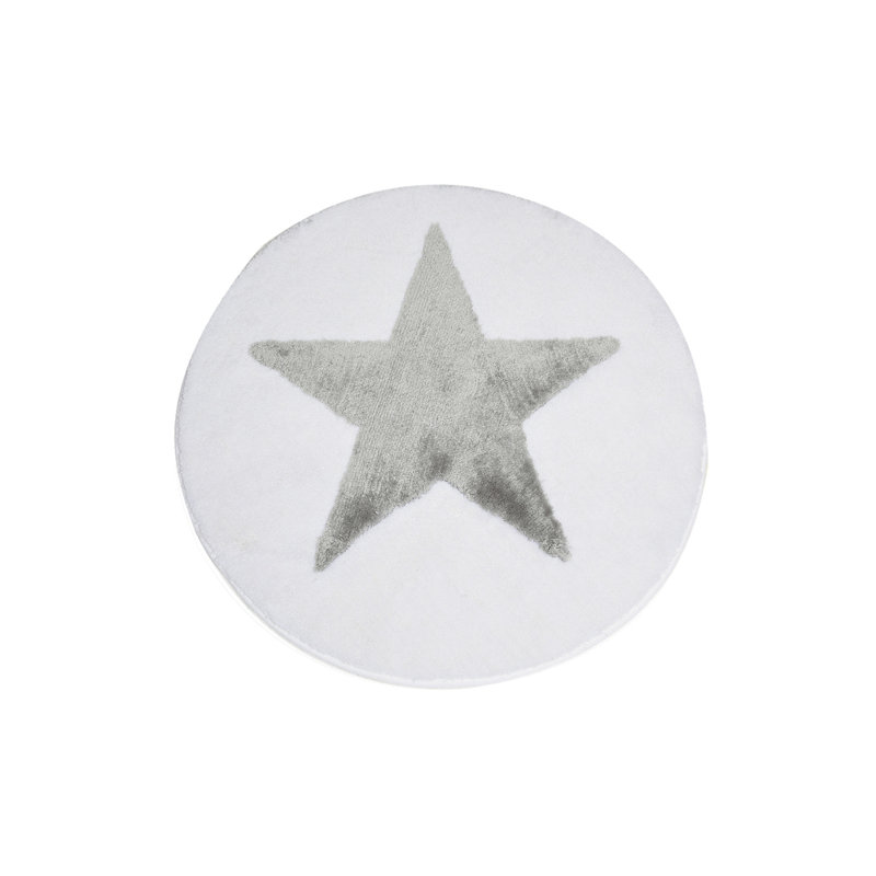 Luxury Acrylic Bathmat, Antibacterial & Non-Slip, 35.4 in Diameter | 100% Acrylic, Pile Height: 0.7-1.2 in | Machine Washable at 86°F, Soft & Durable Design for Bathroom Safety & Comfort
