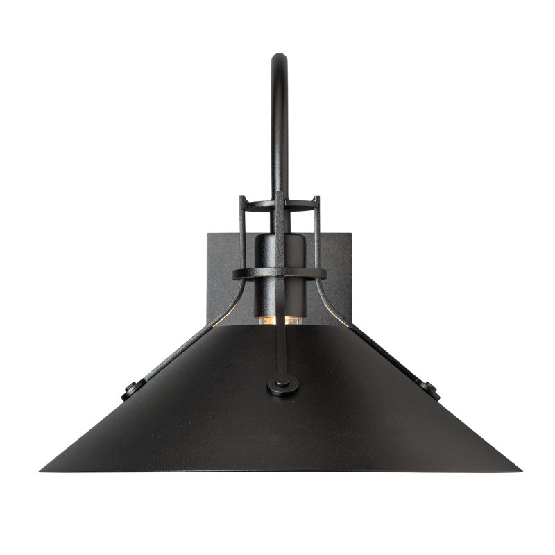 Henry 1 - Bulb Outdoor Barn Light, 10.5" H x 9.2" W x 10.4" D, Coastal Black