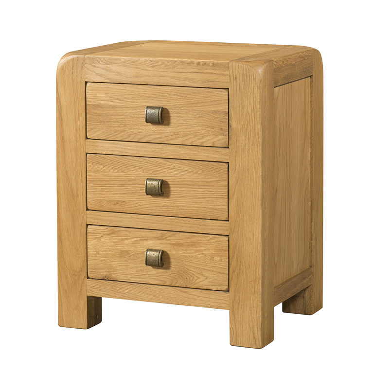 Appleby 322.58cm W Solid + Manufactured Wood Bedside Table