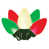 Rouge / vert / blanc doux est en rupture de stock