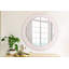 Huldar Glass Flat Wall Mirror