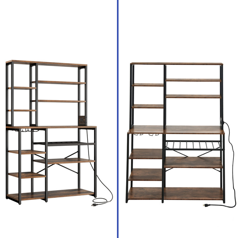 Neta 39.4'' W Metal Height -Adjustable Shelving Unit