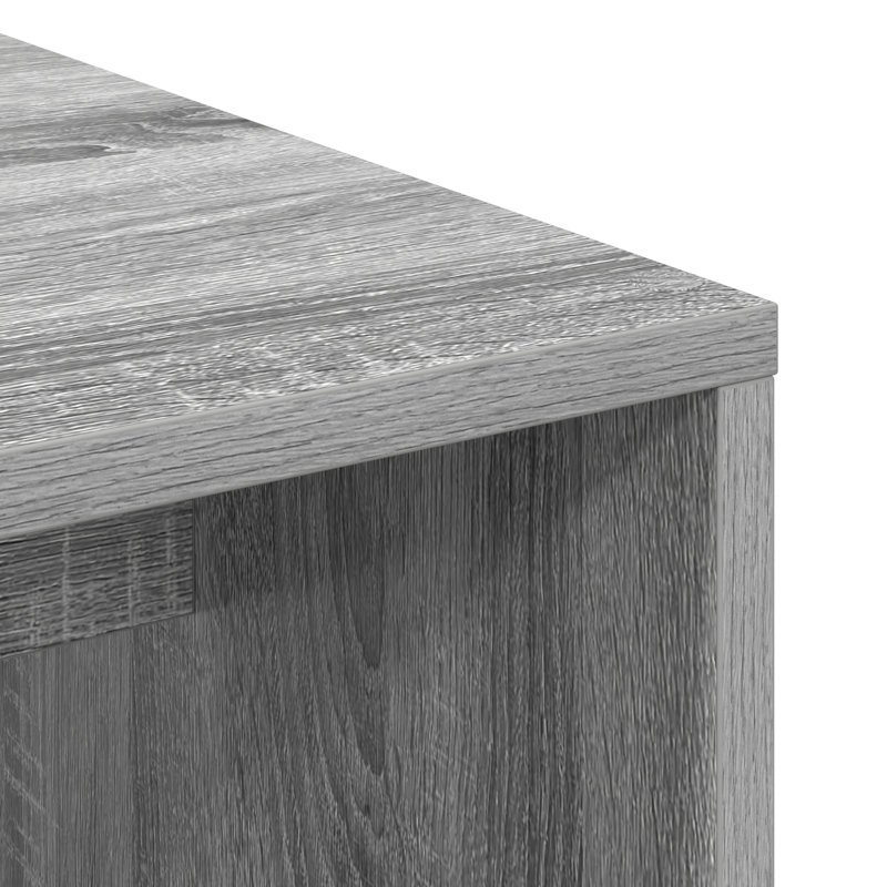 Writing Desk Particle Board Standard, Grey Sonoma