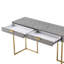 Console en faux chagrin Yadira-74889309