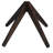 Cappuccino Solid Wood Coat Rack Clothing Hanger