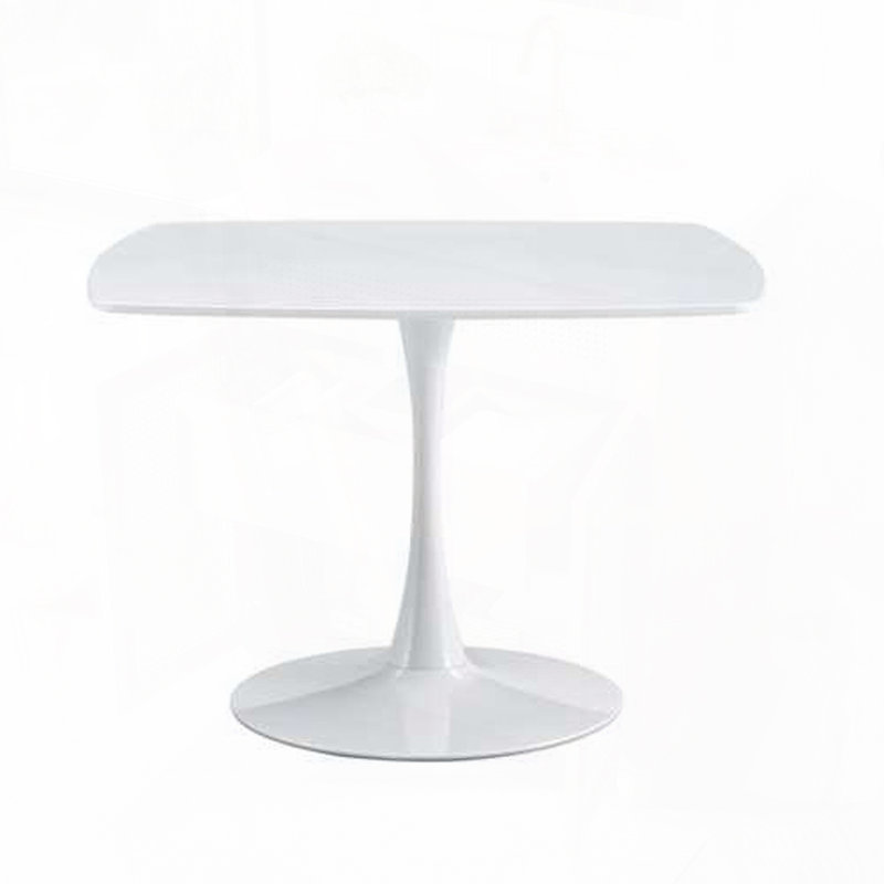 31.5" Dining Table, White, 28.93" H x 31.5" W x 31.5" D, White