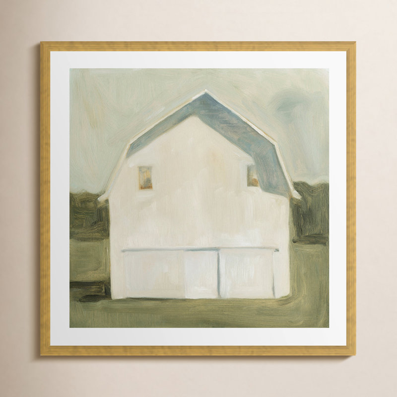 Serene Barn VI by Emma Scarvey, 8"H x 12"W, Natural