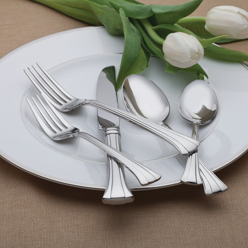 Mont Clare 65-Piece 18/10 Flatware Set, Service for 12